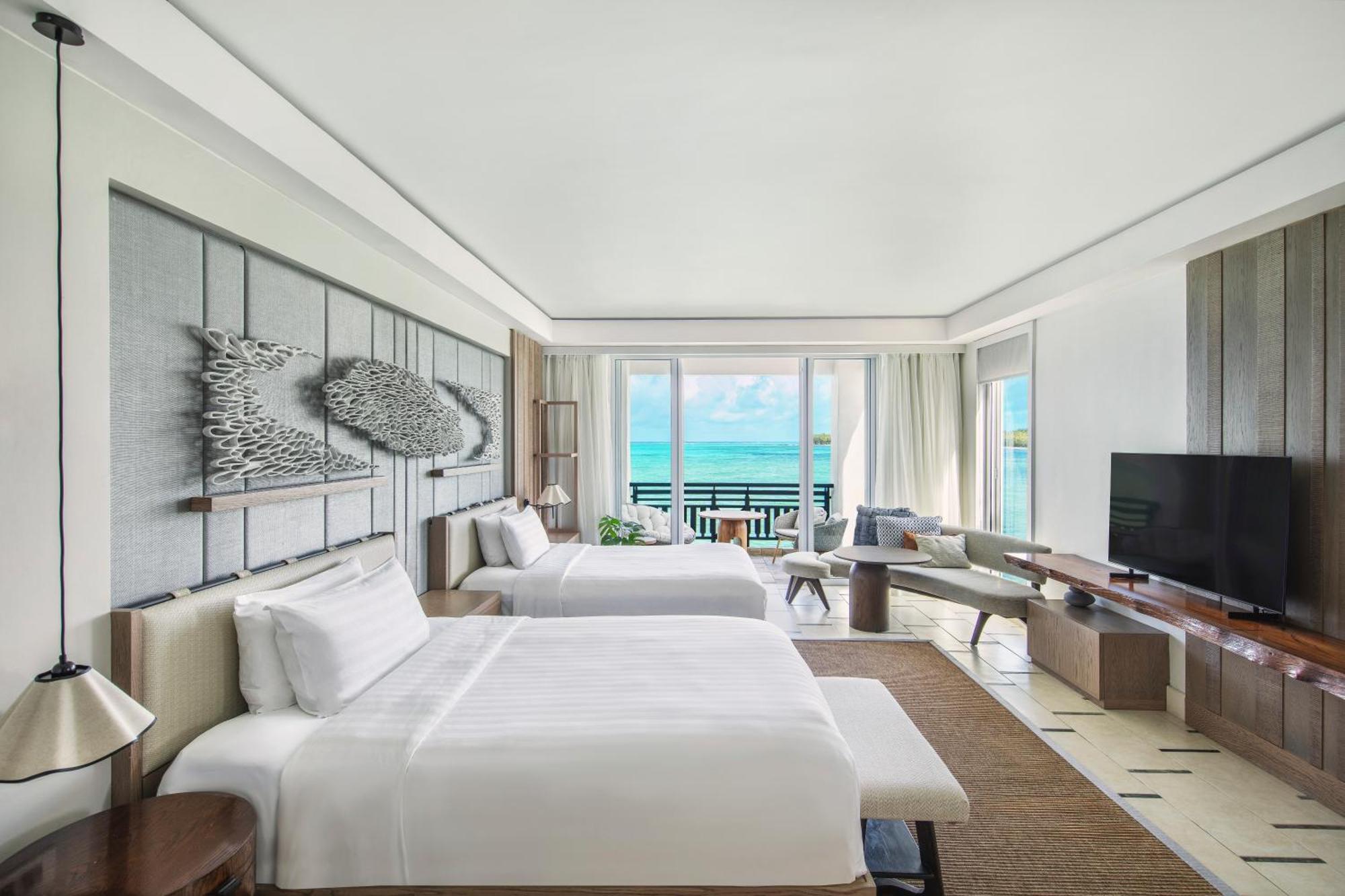 Junior Suite Frangipani Doppia con Letti Singoli con Vista Oceano